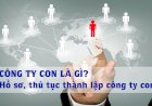 Công ty con là gì? Hướng dẫn thành lập công ty giá rẻ