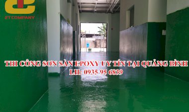 Dịch vụ thi công sơn epoxy chất lượng tại Quảng Bình