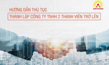Hướng dẫn chi tiết thủ tục thành lập công ty TNHH 2 thành viên trở lên